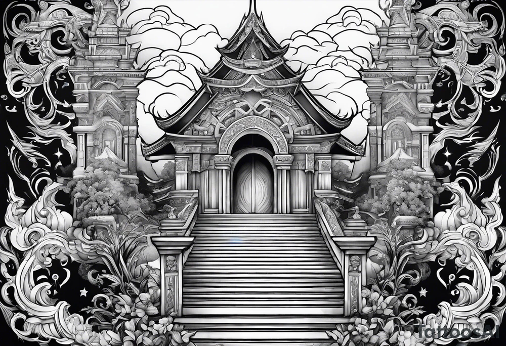 Valhalla steps path tattoo idea