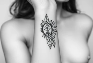 Polynesian spirit emotion heal courage tattoo idea