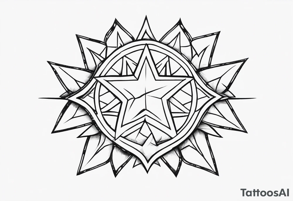 Five stars tattoo idea