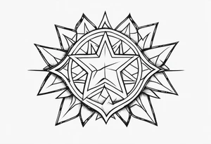 Five stars tattoo idea