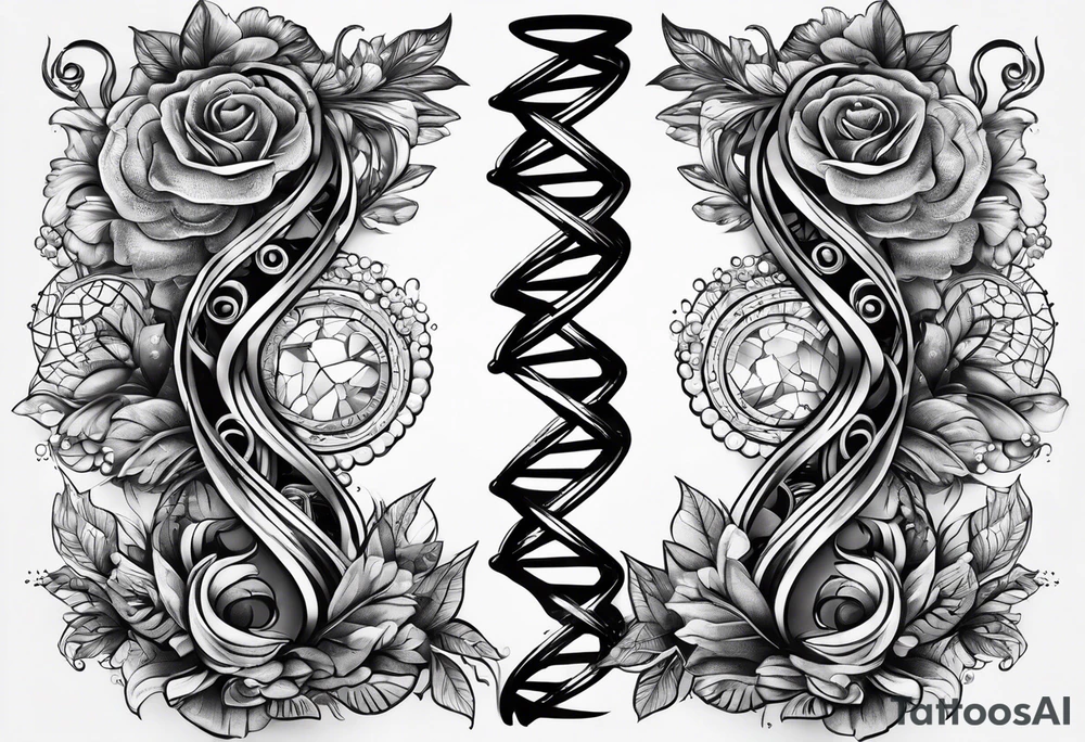 Dna strand tattoo idea