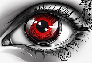 Sharingan eyes tattoo idea