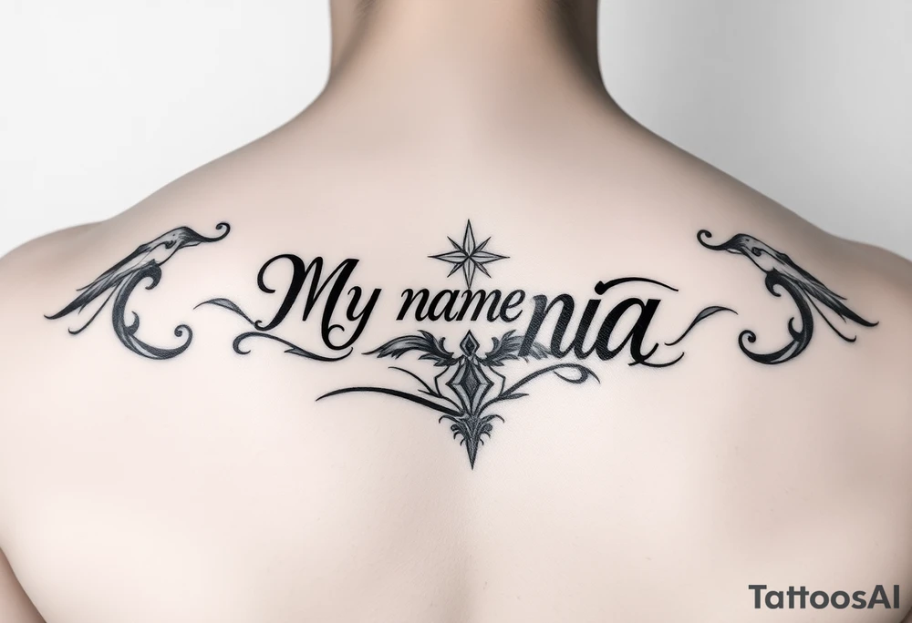My name Nia tattoo idea