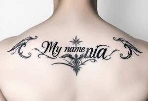 My name Nia tattoo idea