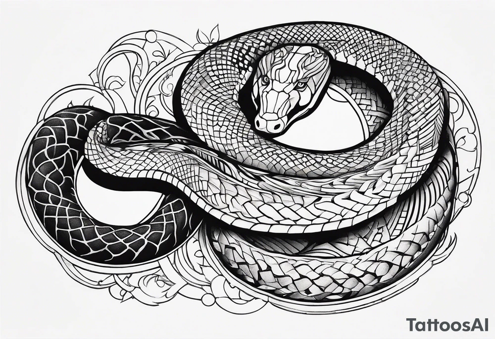 snake tattoo idea
