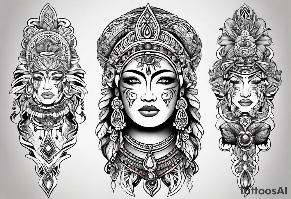 continentes tattoo idea