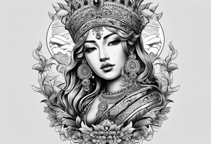 Kaputte Statue gesicht mann tattoo idea