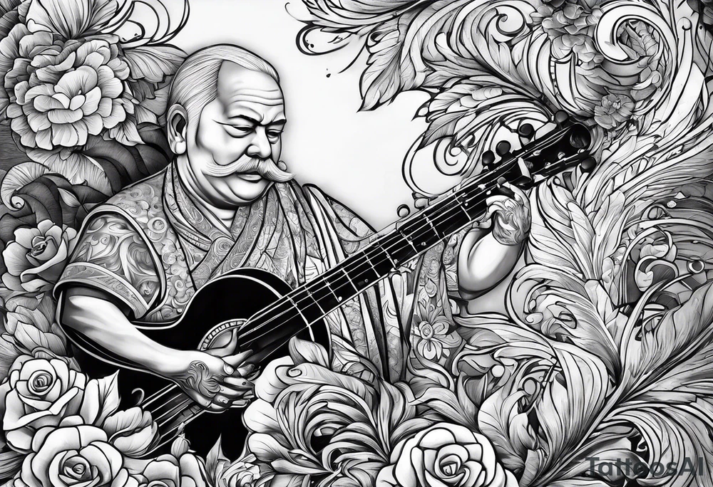 Menino soltando pipa tattoo idea