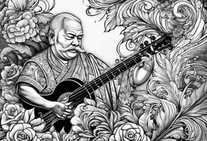 Menino soltando pipa tattoo idea