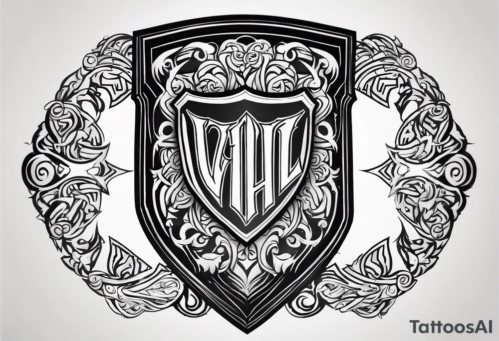Valhalla shield tattoo idea