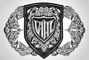 Valhalla shield tattoo idea