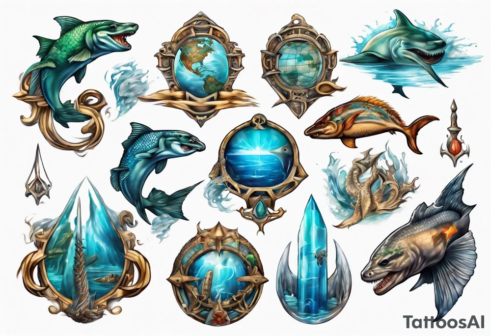 Atlantis kingdom tattoo idea