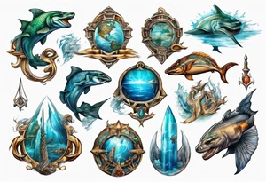 Atlantis kingdom tattoo idea