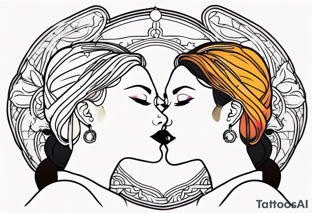 Lesbian tattoo idea