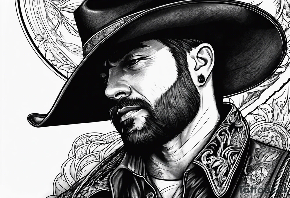 Man with no name tattoo idea