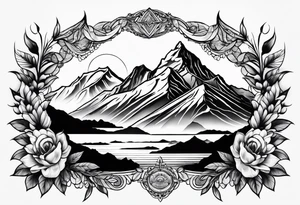 everest tattoo idea