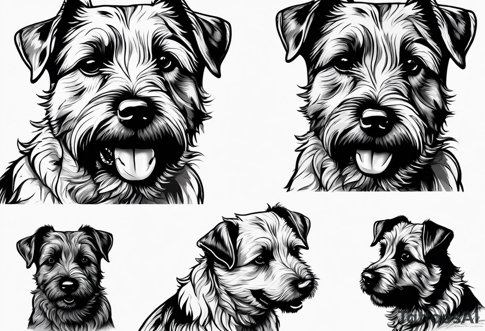 mountain terrier named buddy tattoo idea