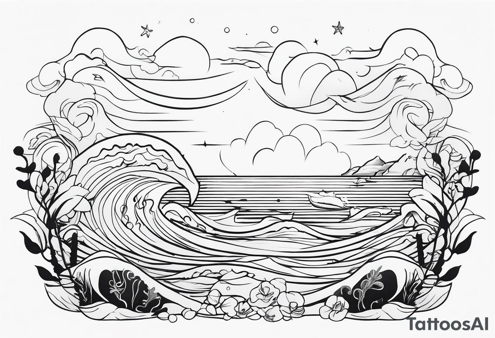 Sea tattoo tattoo idea