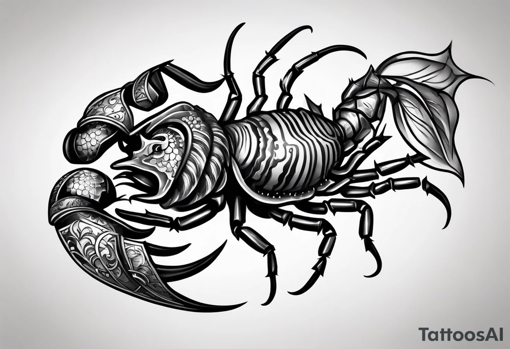 scorpio tattoo idea