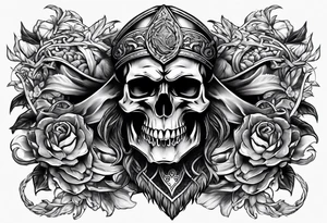 Viking skulls tattoo idea