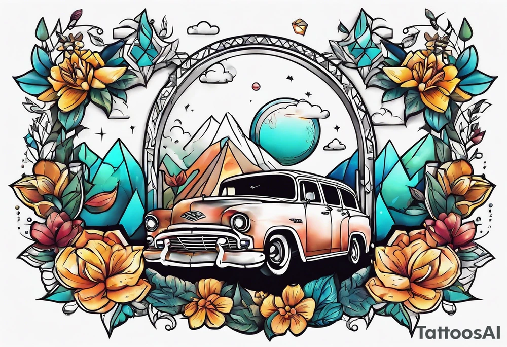LIFE IS A TRIP ALBUM tattoo idea