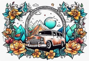 LIFE IS A TRIP ALBUM tattoo idea