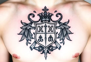 Smith, Irish family crest very intricate tattoo idea
