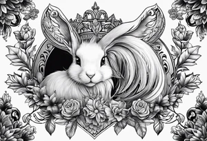 snowbunny, big black cock tattoo idea