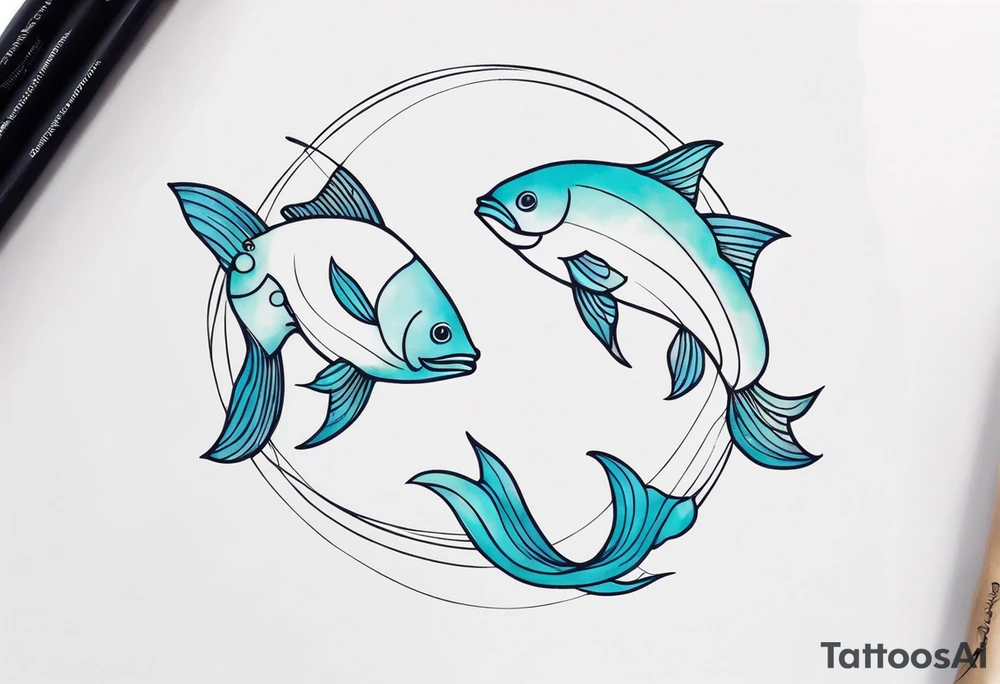 pisces friendship tattoo idea tattoo idea
