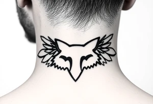 Fox company racing fox logo 
The original
Wrapped in angel wings tattoo idea