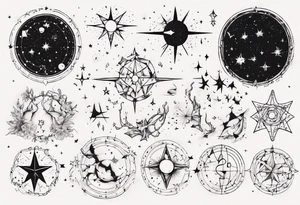 Constellations tattoo idea