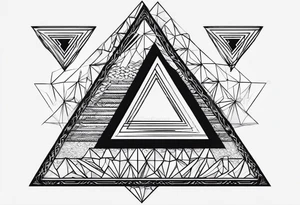 triangles tattoo idea