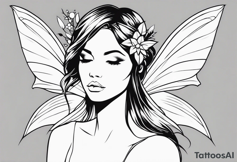 Fairy tattoo idea