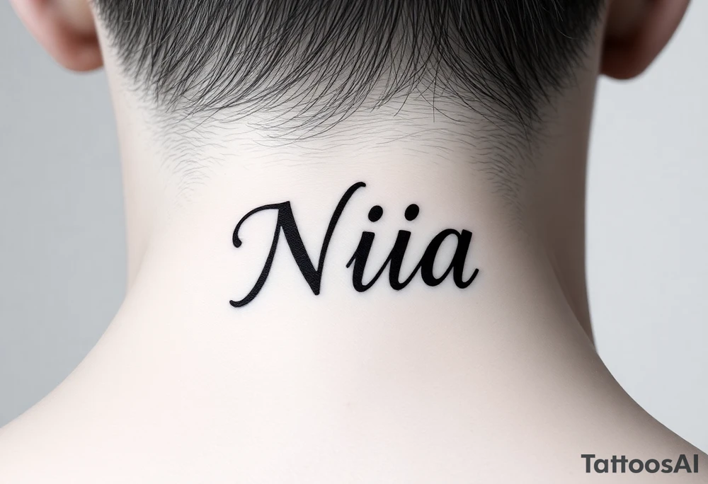 name Nia tattoo idea