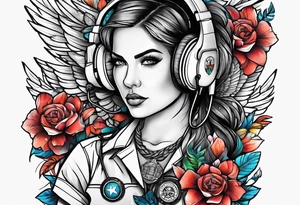 Medic/911 dispatcher/paradise tattoo idea