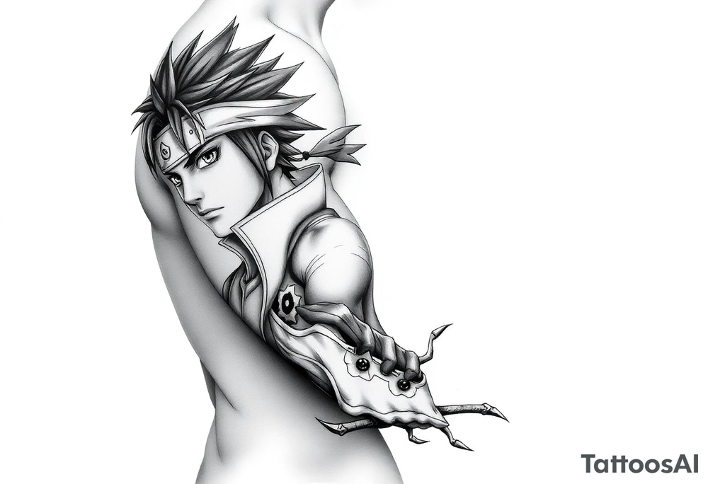 Naruto and sasuke tattoo idea