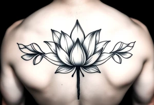 Lotus flower tattoo idea