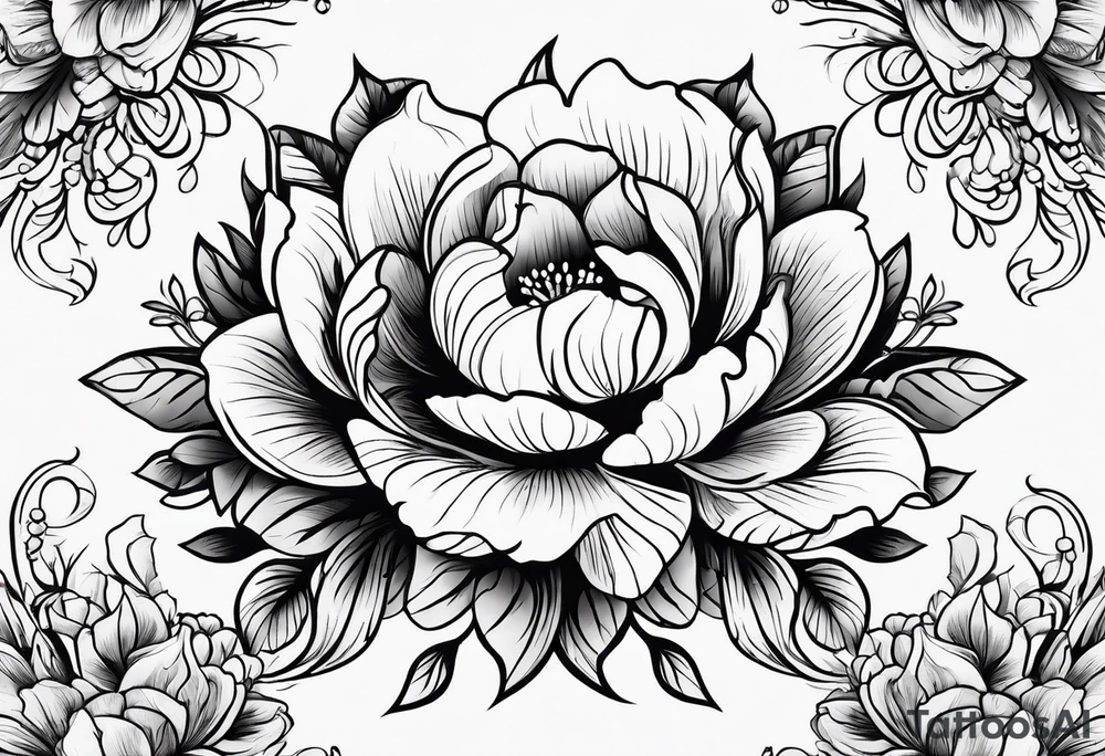 Flowers tattoo idea