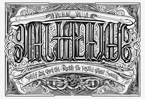Valhalla death 
prayer poem tattoo idea