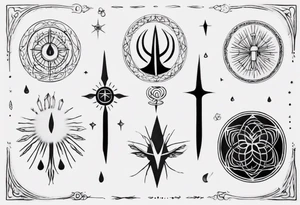 The Awen tattoo idea