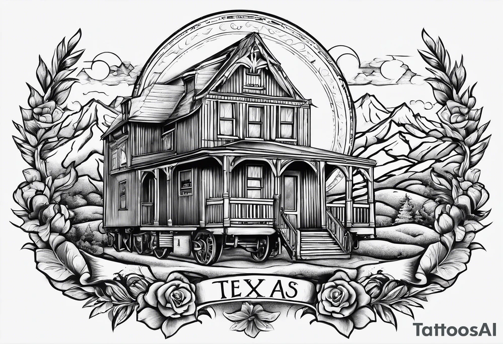 Texas, Colorado, world travel tattoo idea
