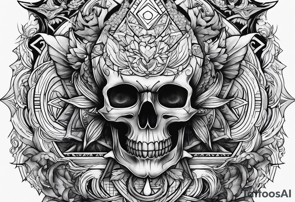 Hellscape tattoo idea