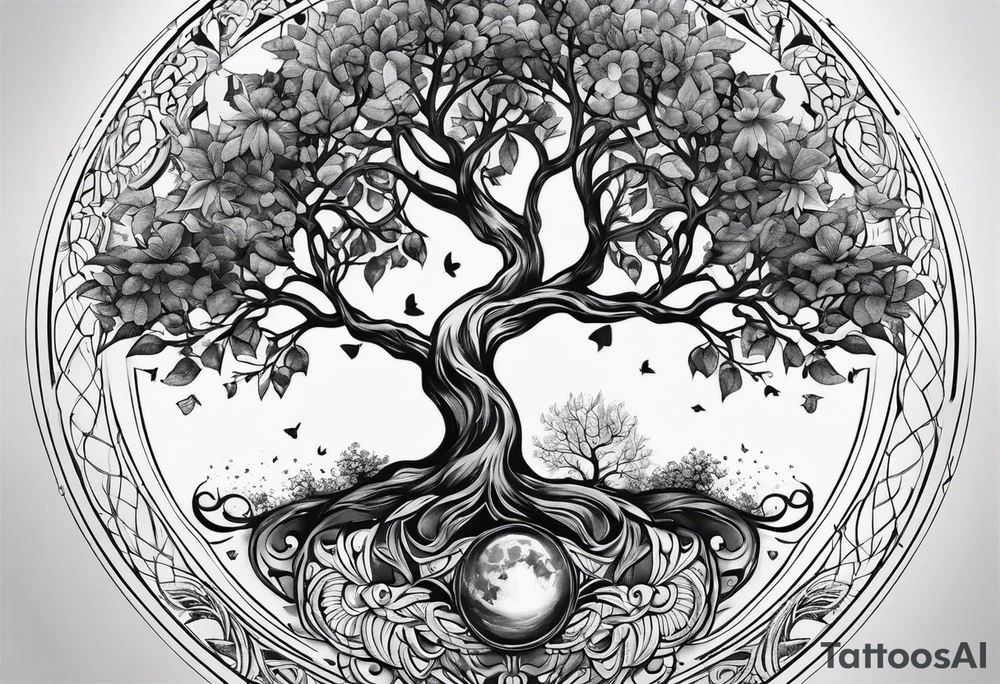 tree of life tattoo idea