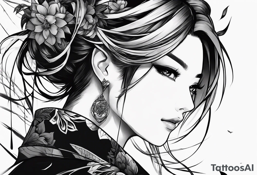 shiki anime tattoo idea