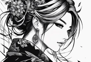 shiki anime tattoo idea