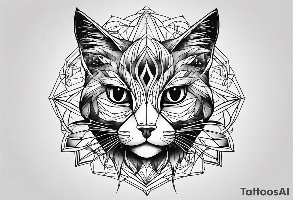 Black Cat tattoo idea