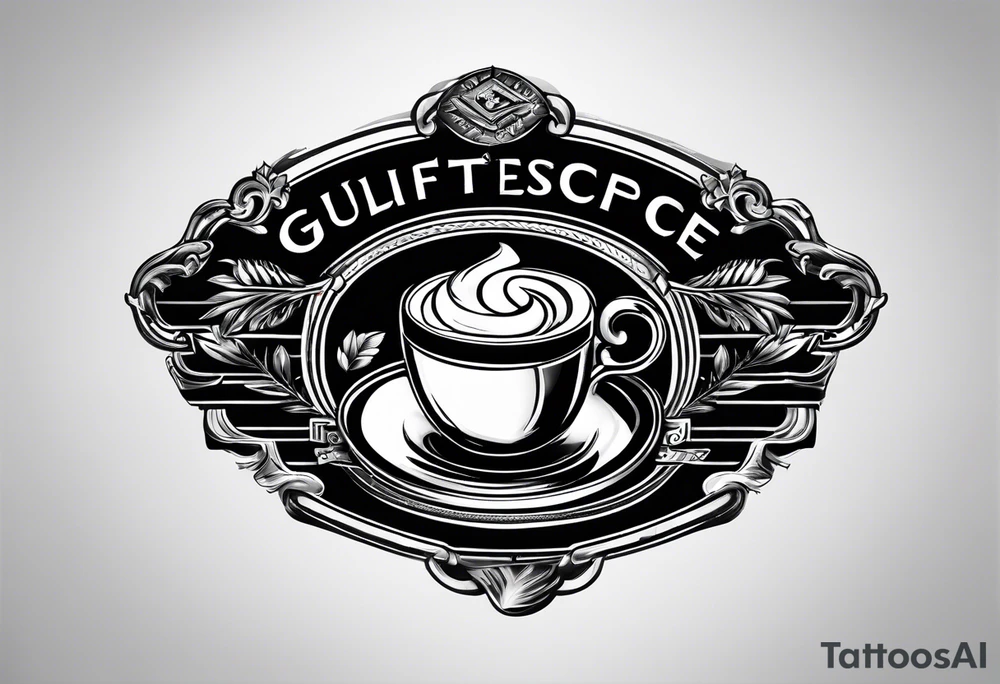 Logo for gulfside coffee tattoo idea
