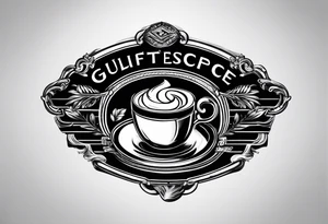 Logo for gulfside coffee tattoo idea