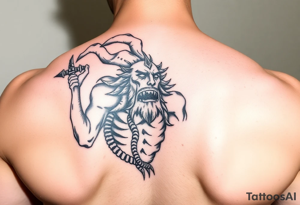 poseidon tattoo idea
