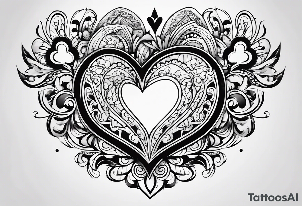 Heart tattoo idea